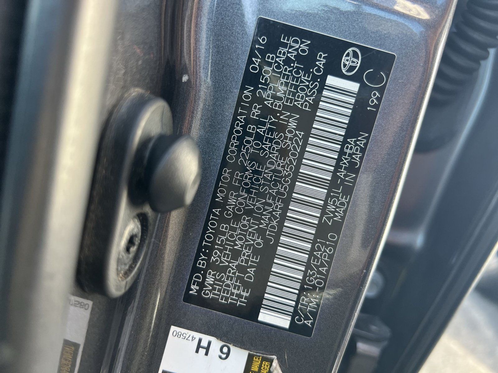 Used 2016 Toyota Prius Four Touring w/ Premium Convenience Package FWD image 24