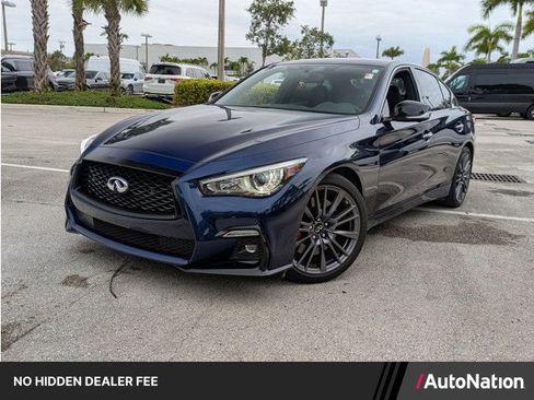 Used 2024 INFINITI Q50 Red Sport 400 RWD image 1