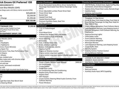 Used 2024 Buick Encore GX Preferred w/ Comfort Package FWD image 6