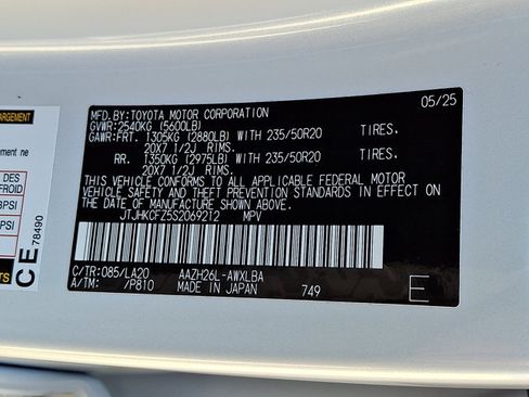 Certified 2025 Lexus NX 450h+ AWD w/ Towing Package (2000 Lbs) image 28