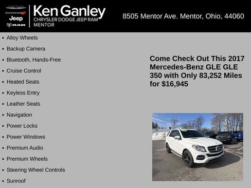 Used 2017 Mercedes-Benz GLE 350 4MATIC image 5