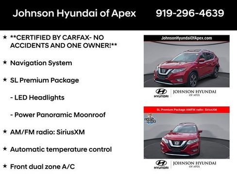 Used 2017 Nissan Rogue SL w/ SL Premium Package image 6