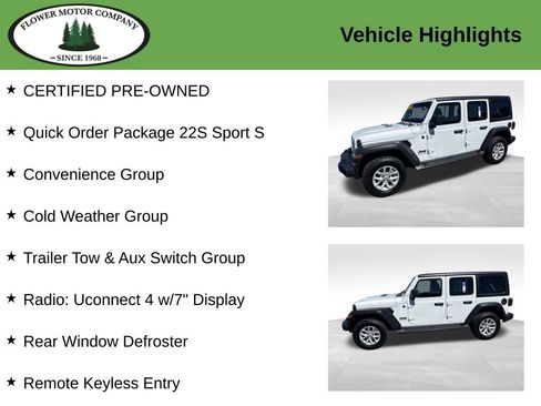 Used 2023 Jeep Wrangler Unlimited Sport AWD/4WD image 5