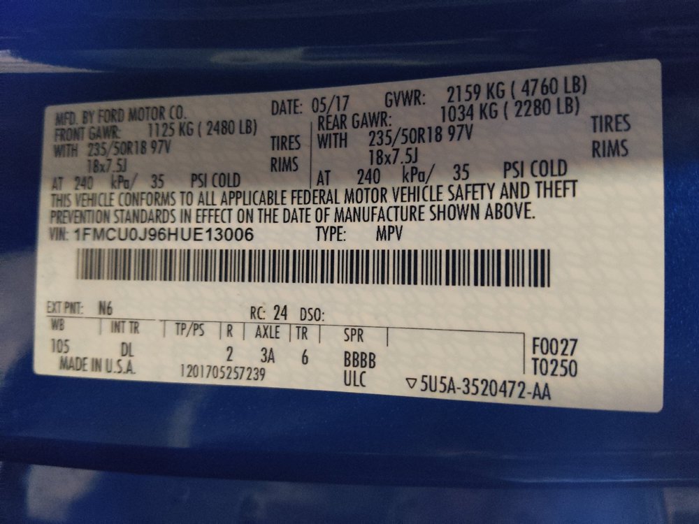 Used 2017 Ford Escape Titanium w/ Equipment Group 301A FWD image 33