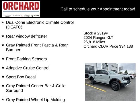 Used 2024 Ford Ranger XLT w/ Technology Package AWD/4WD image 21