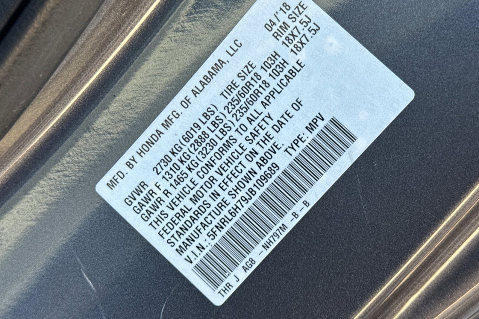 Used 2018 Honda Odyssey EX-L image 26