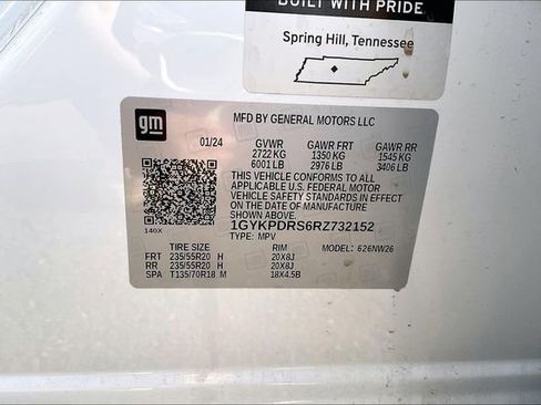 Certified 2024 Cadillac XT6 Premium Luxury w/ LPO, Floor Liner Package image 14