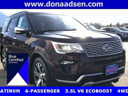 Certified 2019 Ford Explorer Platinum