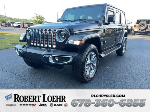 Used 2021 Jeep Wrangler Unlimited Sahara image 1