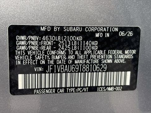 New 2026 Subaru WRX GT AWD/4WD image 32