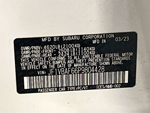 Used 2023 Subaru WRX Premium AWD/4WD image 31