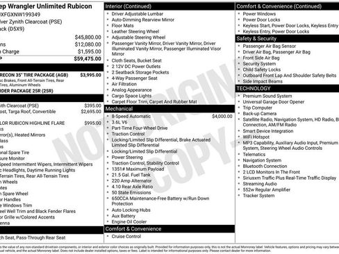 Used 2022 Jeep Wrangler Unlimited Rubicon w/ Xtreme Recon 35" Tire Package AWD/4WD image 15