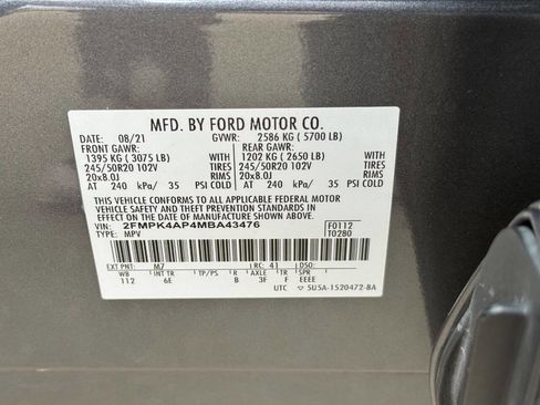 Used 2021 Ford Edge ST AWD/4WD image 25