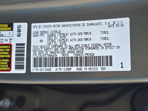 New 2026 Toyota Tacoma TRD Off-Road AWD/4WD image 30
