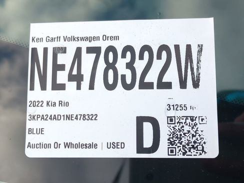 Used 2022 Kia Rio S image 33