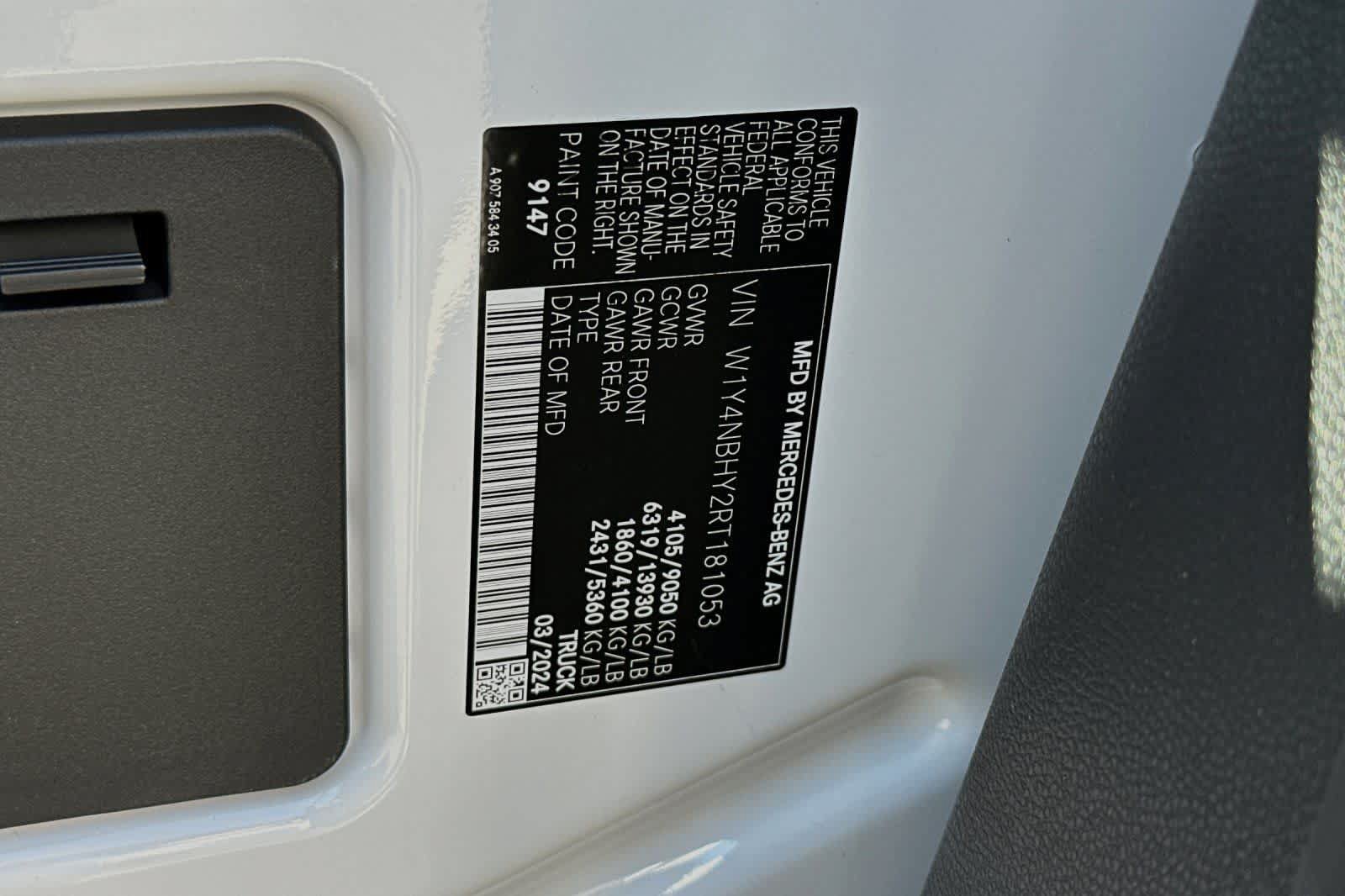 New 2024 Mercedes-Benz Sprinter 2500 image 33