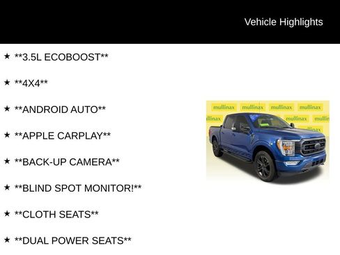 Used 2022 Ford F150 XLT w/ Equipment Group 302A High AWD/4WD image 12
