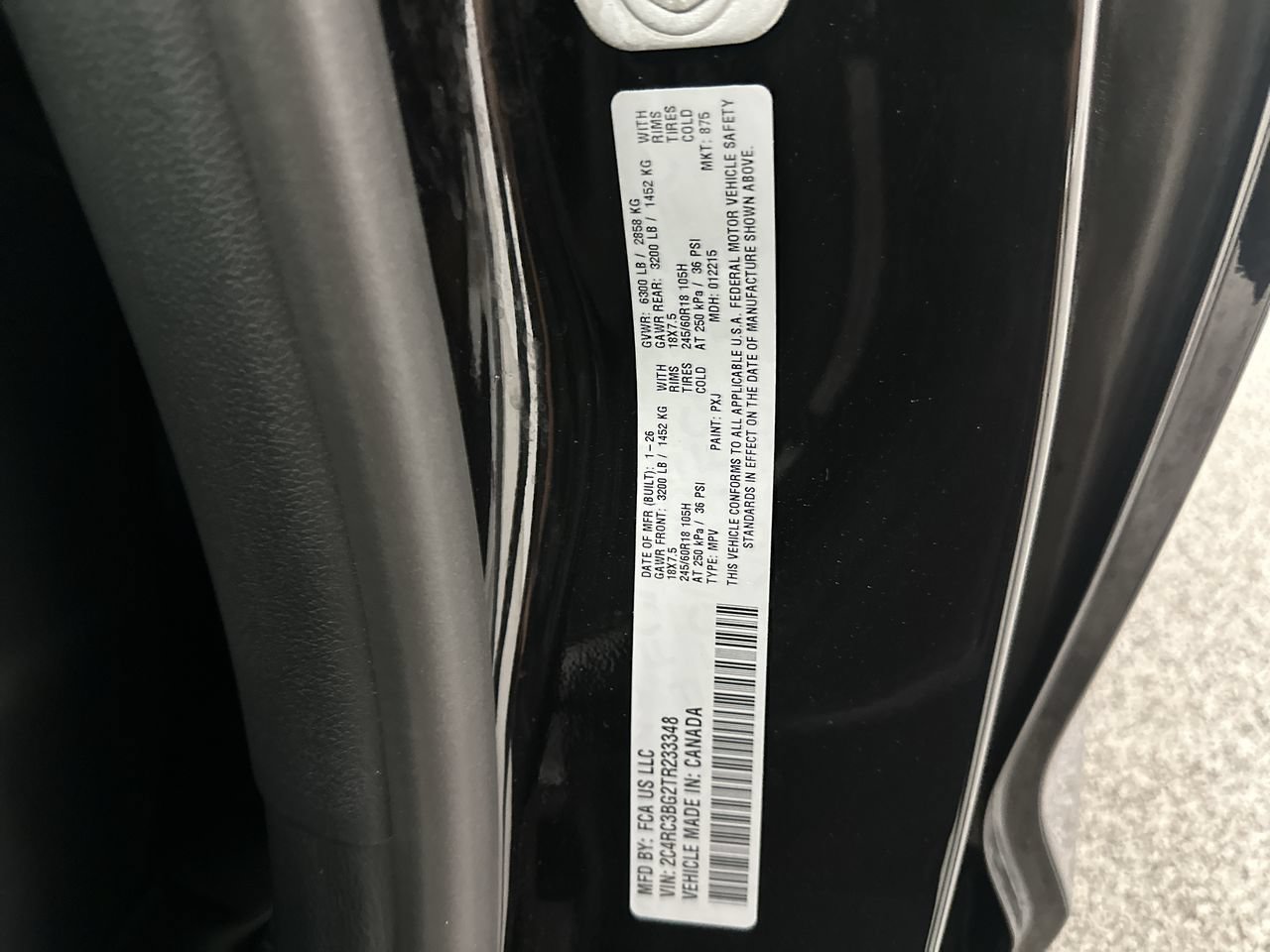 Used 2026 Chrysler Pacifica Select AWD/4WD image 15