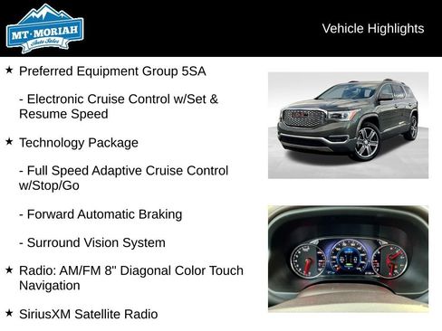 Used 2017 GMC Acadia Denali w/ Technology Package image 4