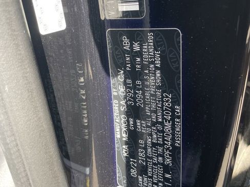 Certified 2021 Kia Forte GT-Line image 14