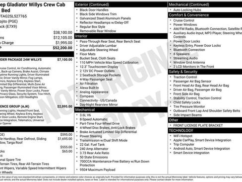 New 2025 Jeep Gladiator Sport AWD/4WD image 4