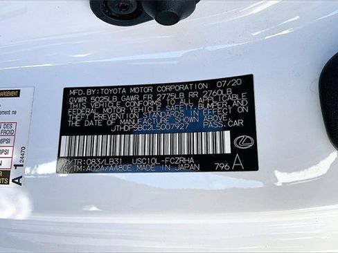 Used 2020 Lexus RC F F image 16