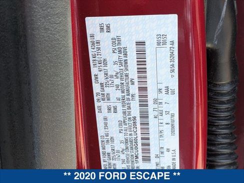 Used 2020 Ford Escape SE FWD image 24