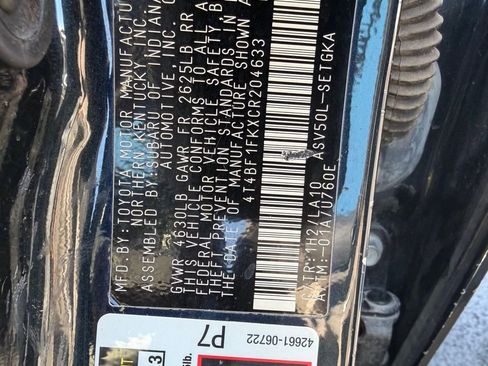 Used 2012 Toyota Camry XLE w/ Leather Pkg image 8