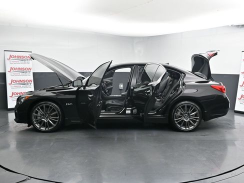 Used 2016 INFINITI Q50 Red Sport 400 image 48