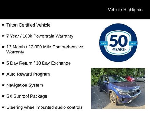 Used 2024 Kia Seltos SX w/ SX Sunroof Package AWD/4WD image 5