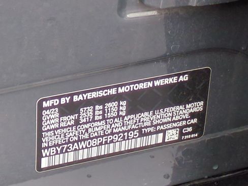 Used 2023 BMW i4 eDrive40 w/ M Sport Package RWD image 33
