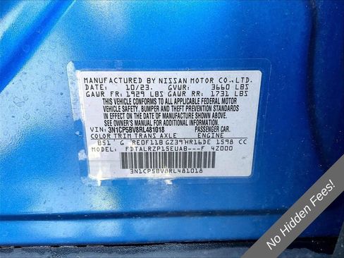 Used 2024 Nissan Kicks S FWD image 19