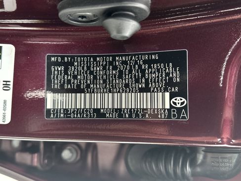 Used 2017 Toyota Corolla SE 50th Anniversary image 34