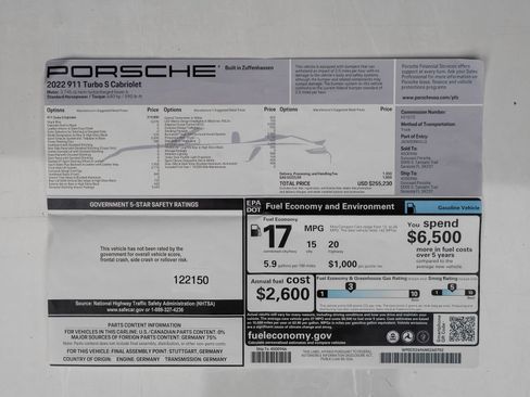 Used 2022 Porsche 911 Turbo S AWD/4WD image 87