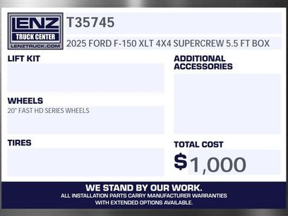 Used 2025 Ford F150 XLT w/ Equipment Group 301A Standard