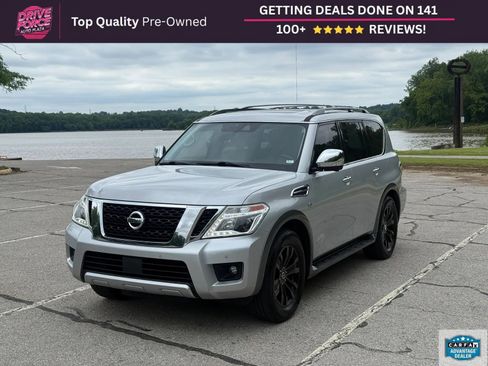 Used 2018 Nissan Armada Platinum w/ Captain Seat Package AWD/4WD image 1