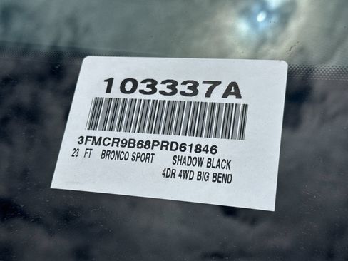 Used 2023 Ford Bronco Sport Big Bend w/ Convenience Package AWD/4WD image 3