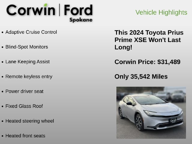 Used 2024 Toyota Prius Prime FWD image 6