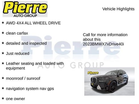 Used 2023 BMW X7 xDrive40i AWD/4WD image 7