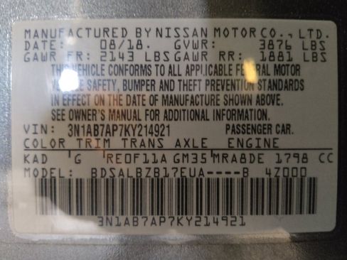Used 2019 Nissan Sentra S FWD image 33
