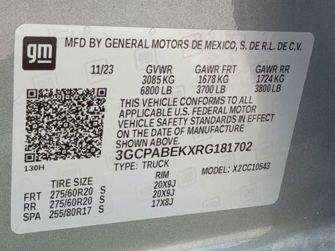Used 2024 Chevrolet Silverado 1500 Custom w/ LPO, Dark Essentials Package RWD image 31