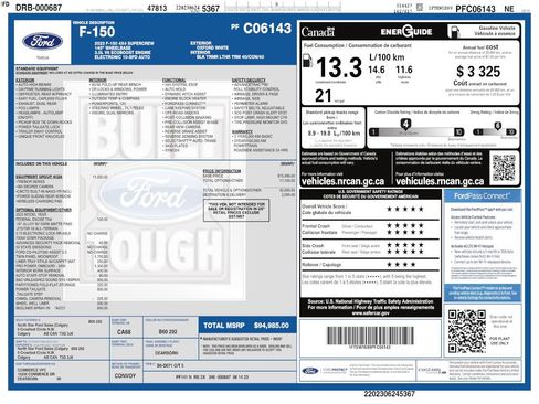Used 2023 Ford F150 Tremor w/ Equipment Group 402A High AWD/4WD image 4