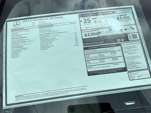 New 2025 Mercedes-Benz E 450 4MATIC All-Terrain Wagon image 17