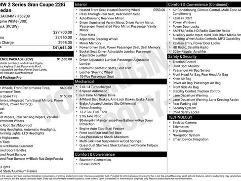 Used 2021 BMW 228i xDrive Gran Coupe w/ Convenience Package image 6