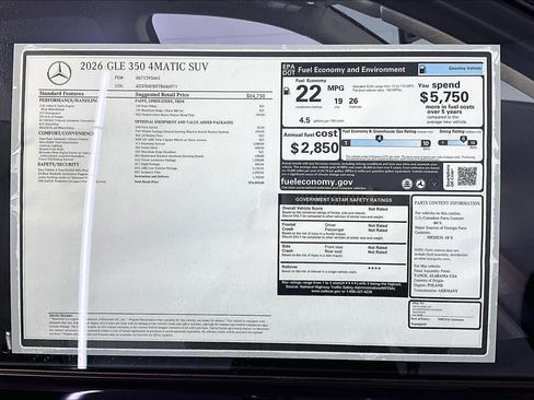 New 2026 Mercedes-Benz GLE 350 4MATIC image 18