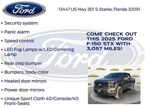New 2025 Ford F150 STX w/ Equipment Group 200A image 30