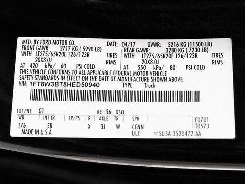 Used 2017 Ford F350 Lariat w/ Lariat Ultimate Package image 59