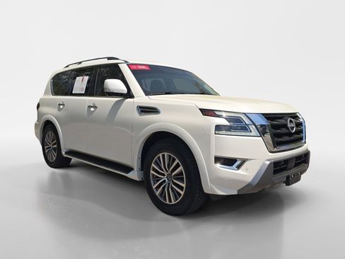 Certified 2023 Nissan Armada SL w/ Captain's Chairs Package RWD image 7
