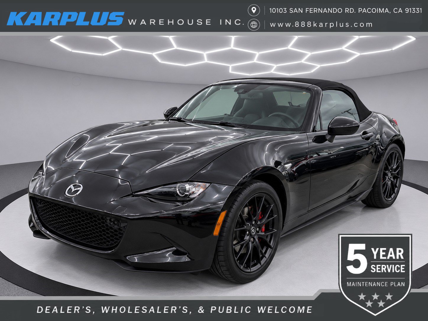 Used 2016 MAZDA MX-5 Miata Club w/ Brembo/BBS Package RWD image 1