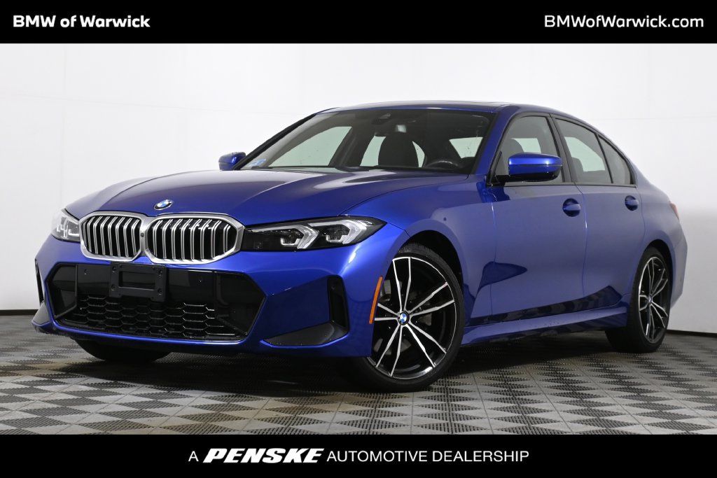 Certified 2023 BMW 330i xDrive Sedan w/ M Sport Package AWD/4WD image 1